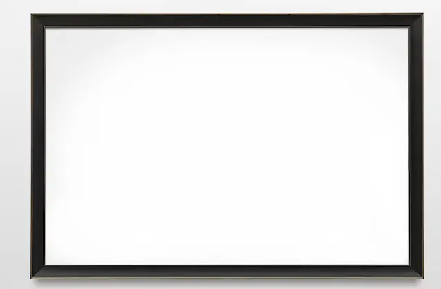 TAPA PARA MARCO DE PANTALLA DE AUTOMATIZACION DE ALUMINIO NEGRO PARA PANTALLA VIEJA