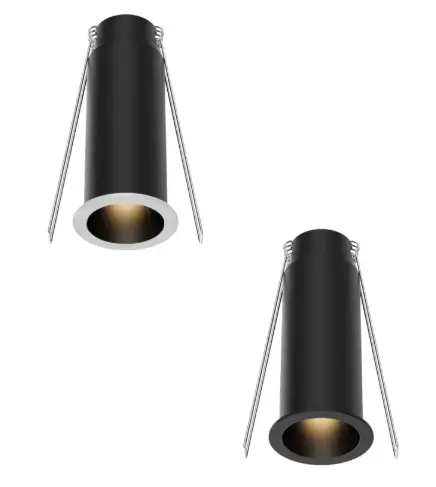 LUMINARIA LED MINI DOT DE EMPOTRAR EN TECHO  DE 3W 3000K ATENUABLE TRIAC