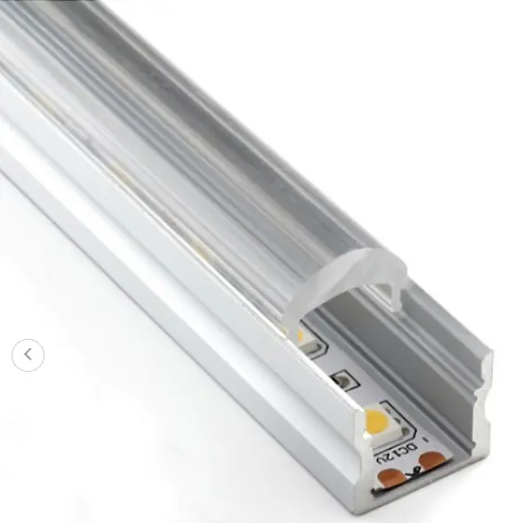 PERFIL PARA TIRA LED DE SOBREPONER 2 METROS NEGRO