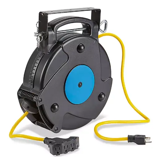 CABLE ELECTRICO CON EXTENSION RETRACTIL CALIBRE 12