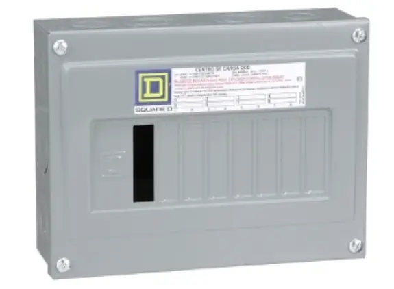 CENTRO DE CARGA DE 100A 8 POLOS DE SOBREPONER