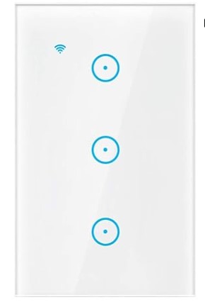 [EXTRA-01678] INTERRUPTOR DE LUZ INTELIGENTE PANEL TACTIL 3     