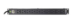 [EXTRA-00731] TOMACORRIENTE HORIZONTAL PDU DE 10 CONTACTOS PARA RACK