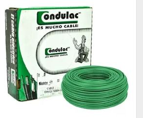 [EXTRA-00523] CABLE ELECTRICO CAL 14 VERDE