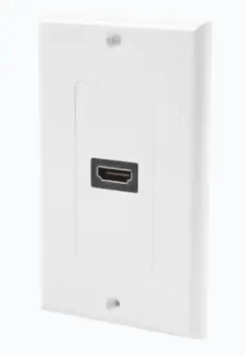 [EXTRA-00999] PLACA DE PARED 1 PUERTO HDMI HEMBRA A HEMBRA  