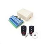 [EXTRA-01103] RELEVADOR DE 4 CANALES C/CONTROL REMOTO        