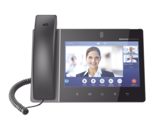 [EXTRA-02901] TELEFONO IP EMPRESARIAL POE CON PANTALLA TACTIL GXV-3380 NEGRO 