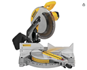 [EXTRA-02134] HERRAMIENTA SIERRA DE INGLETE CORTADORA 12" DEWALT DWS715 AMARILLO/NEGRO
