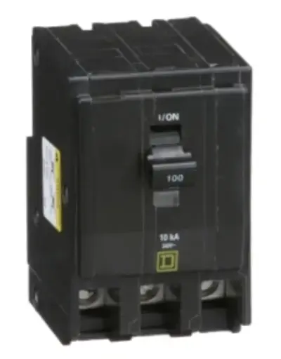 [EXTRA-03247] INTERRUPTOR TERMOMAGNETICO 3 POLOS 100A ENCHUFABLE NEGRO