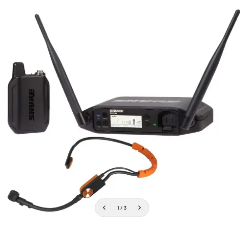 [EXTRA-03491] KIT DE MICROFONO DE DIADEMA TIPO FITNESS CON RECEPTOR Y TRANSMISOR