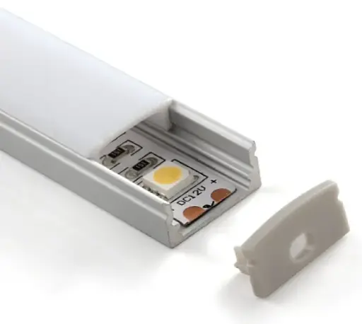 [EXTRA-03617] PERFIL PARA TIRA LED DE SOBREPONER RECTO EN U