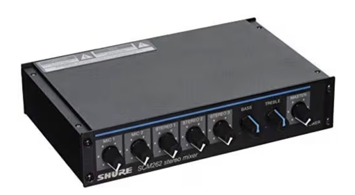 [EXTRA-03649] MIXER O MEZCLADORA CON DOCKING DE AUDIO CON 2 CANALES DE MICROFONO Y 3 CANALES DE AUDIO