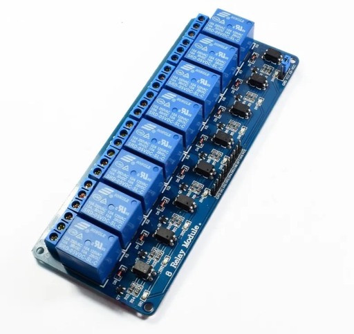 [EXTRA-03682] MODULO RELEVADOR DE 8 CANALES DE 5V